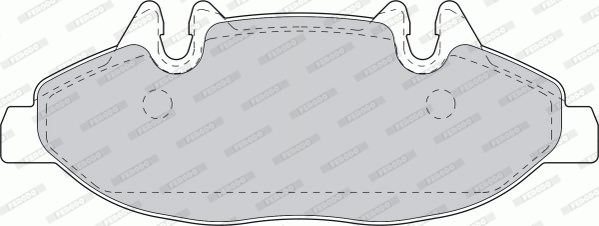 Klocki hamulcowe FERODO FVR1493