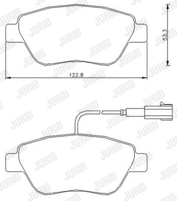 Klocki hamulcowe JURID 573164J