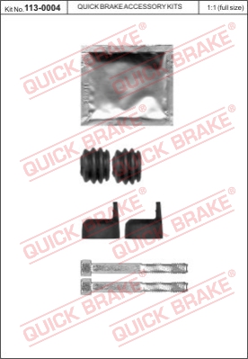 Zestaw naprawczy zacisk hamulcowy QUICK BRAKE 113-0004