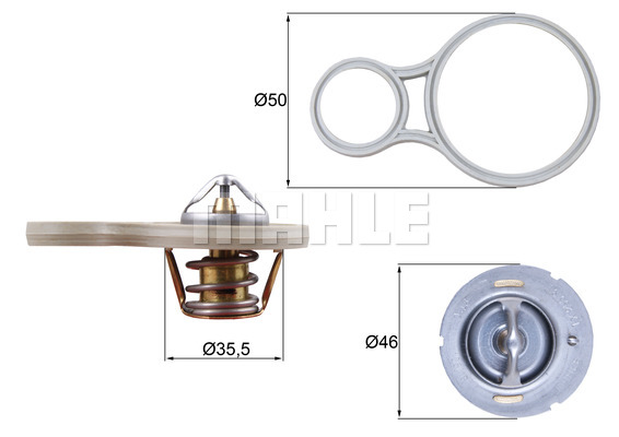 Termostat MAHLE TX 255 91