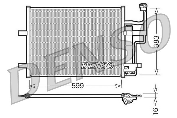 Skraplacz klimatyzacji DENSO DCN44003