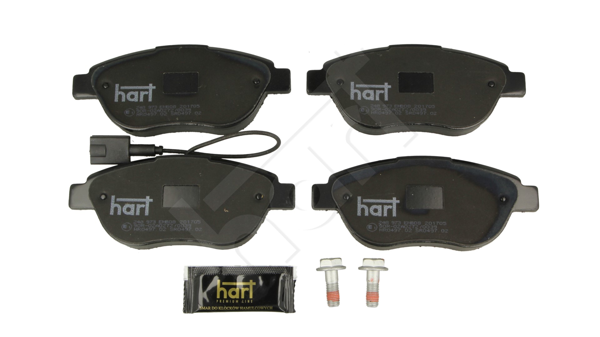 Klocki hamulcowe HART 248 973