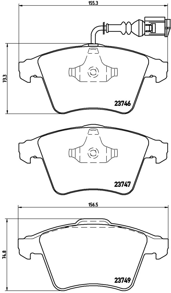 Klocki hamulcowe BREMBO P 85 082