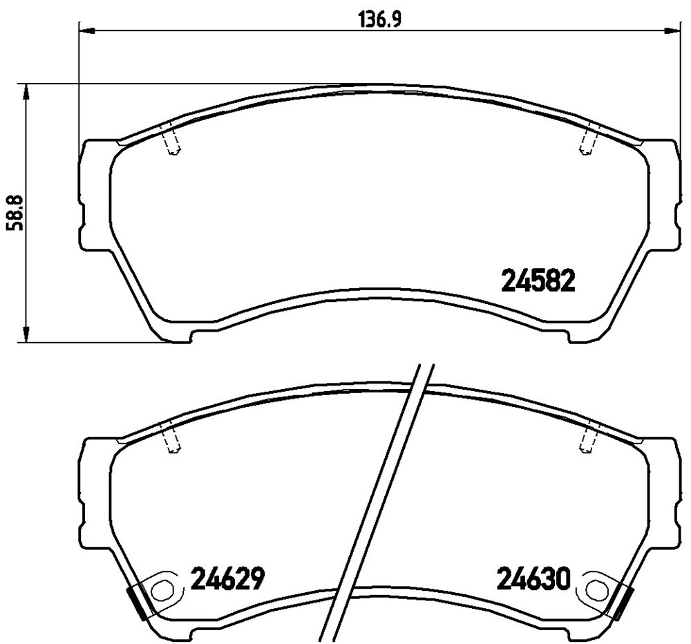 Klocki hamulcowe BREMBO P 49 039