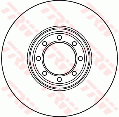 Tarcza hamulcowa TRW DF4985S