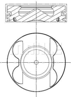 Tłok MAHLE 001 PI 00106 000