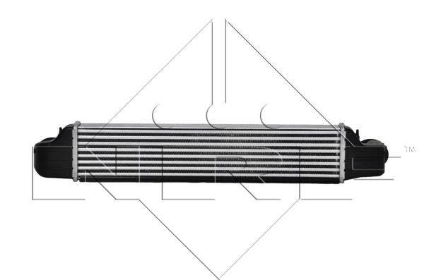 Chłodnica powietrza intercooler NRF 30165A