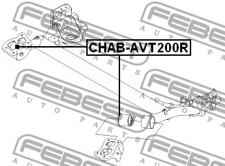 Łożyskowanie  korpusu osi FEBEST CHAB-AVT200R