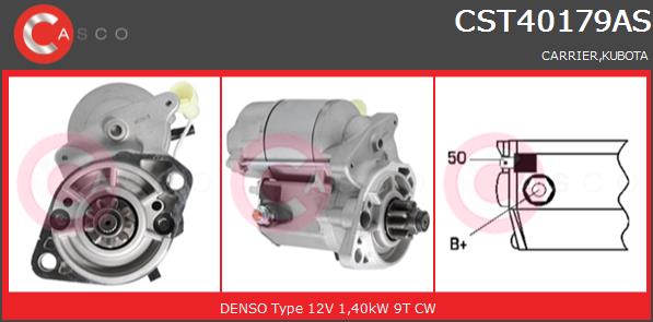 Rozrusznik CASCO CST40179AS