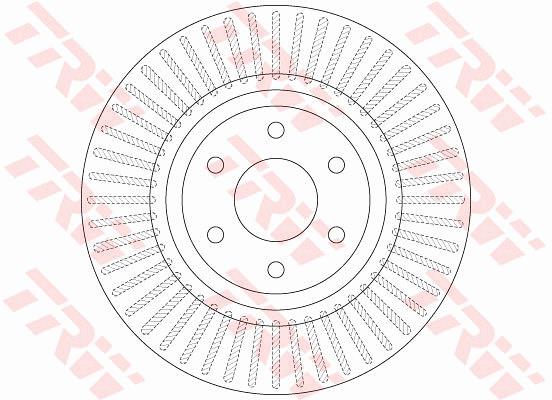 Tarcza hamulcowa TRW DF6425