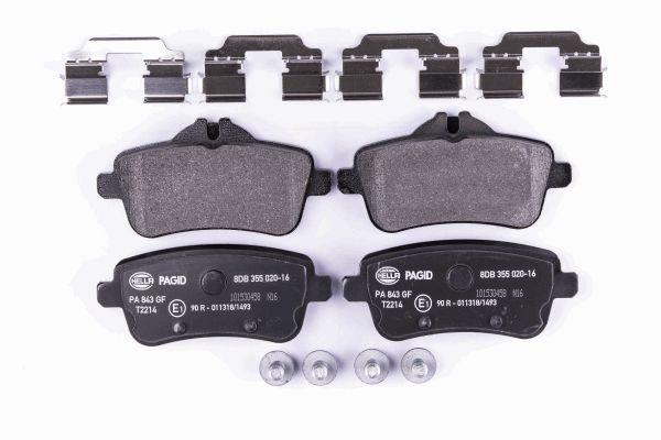 Klocki hamulcowe HELLA 8DB 355 020-161