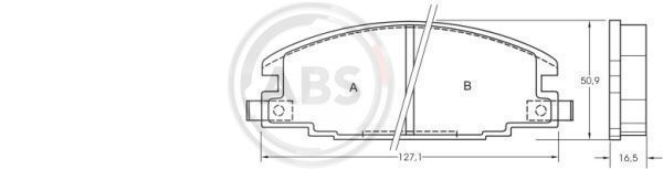 Klocki hamulcowe A.B.S. 36632