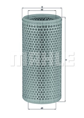 Filtr powietrza KNECHT LX 502