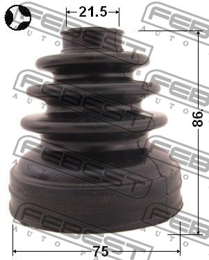 Osłona przegubu FEBEST 0215-P12QG16T
