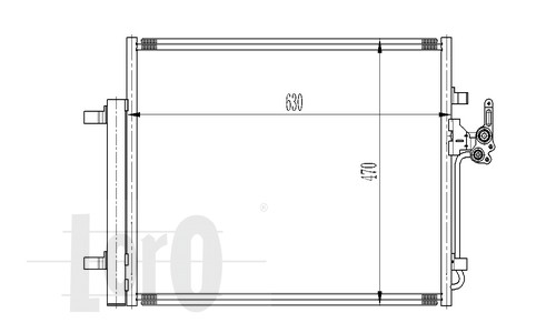 Skraplacz klimatyzacji ABAKUS 017-016-0016