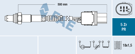 Sonda lambda FAE 75110