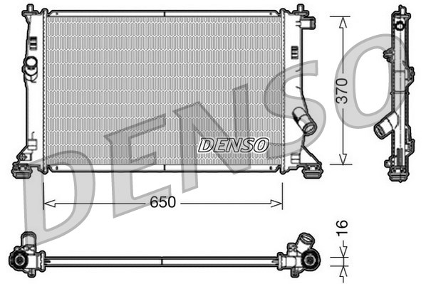 Chłodnica DENSO DRM10076