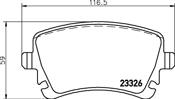 Klocki hamulcowe HELLA PAGID 8DB 355 011-641