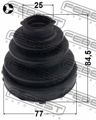 Osłona przegubu FEBEST 0715-JB416XT