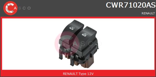 Przełącznik podnośnika szyby CASCO CWR71020AS