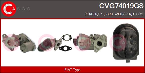 Zawór EGR CASCO CVG74019GS