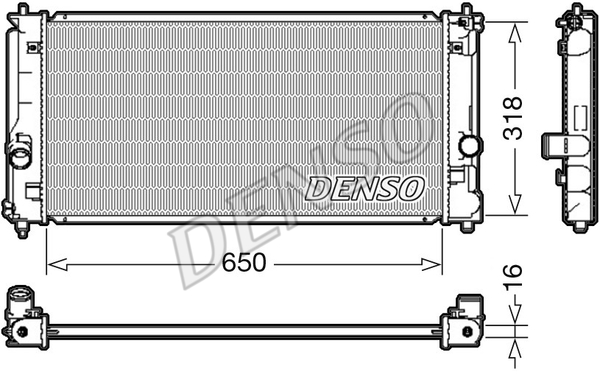 Chłodnica DENSO DRM50081