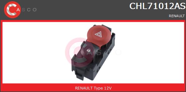Włącznik świateł awaryjnych CASCO CHL71012AS