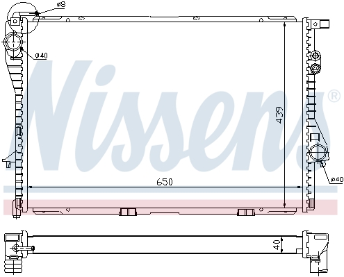 Chłodnica NISSENS 60752A