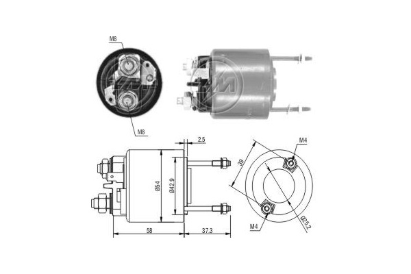 Elektromagnes rozrusznika ERA 227519