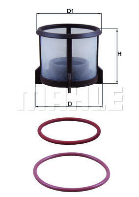Filtr paliwa MAHLE KX 72D2