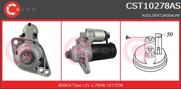Rozrusznik CASCO CST10278AS
