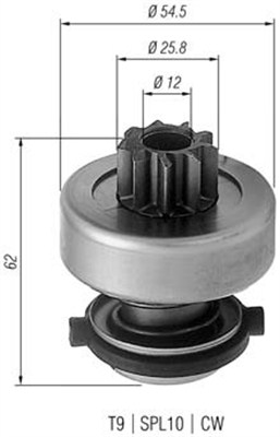 Bendiks rozrusznika MAGNETI MARELLI 940113020192