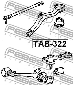 Tuleja wahacza FEBEST TAB-322