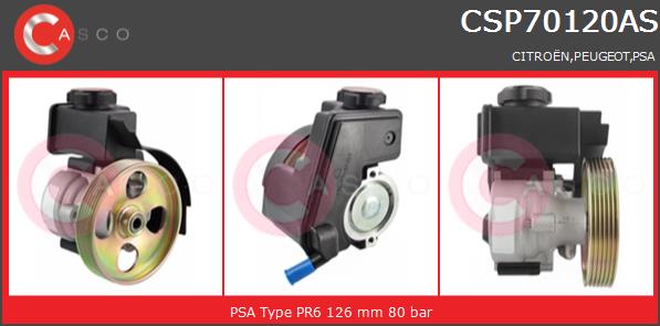 Pompa wspomagania CASCO CSP70120AS