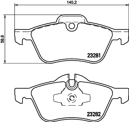 Klocki hamulcowe HELLA 8DB 355 009-171
