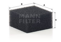 Filtr, odpowietrzenie komory korbowej MANN-FILTER LC 5006