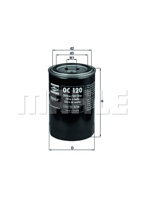 Filtr oleju KNECHT OC 120