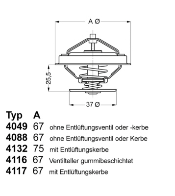 Termostat WAHLER 4116.87D1