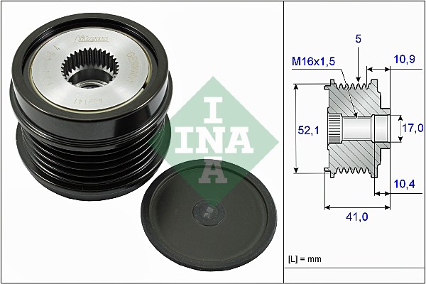 Sprzęgło alternatora INA 535 0272 10