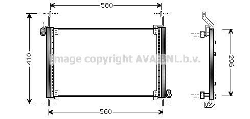 Skraplacz klimatyzacji AVA QUALITY COOLING FTA5127