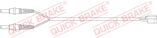Czujnik zużycia klocków QUICK BRAKE WS 0279 A