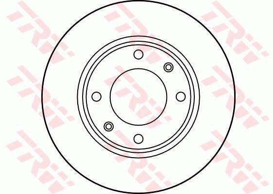 Tarcza hamulcowa TRW DF1217