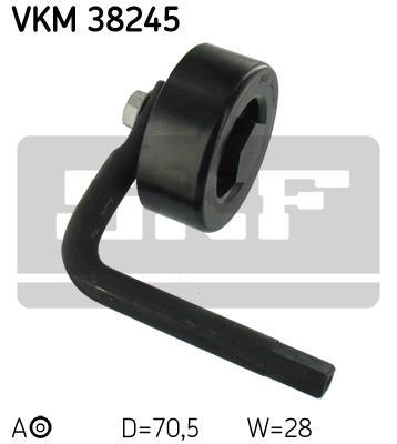 Rolka napinacza paska osprzętu SKF VKM 38245