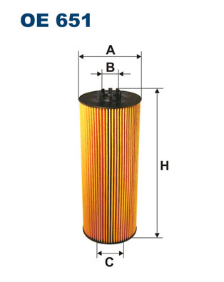 Filtr oleju FILTRON OE651