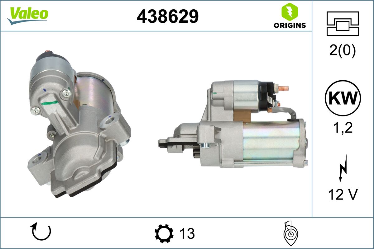 Rozrusznik VALEO 438629