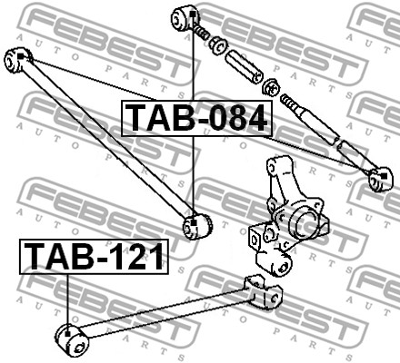 Tuleja wahacza FEBEST TAB-121