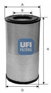 Filtr powietrza UFI 27.A32.00