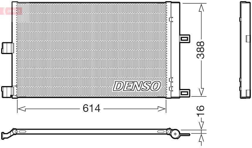 Skraplacz, klimatyzacja DENSO DCN99080