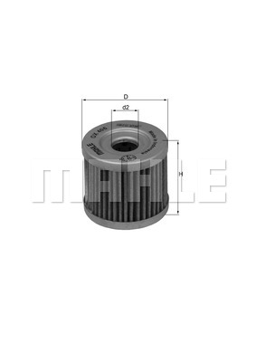Filtr oleju MAHLE OX 406