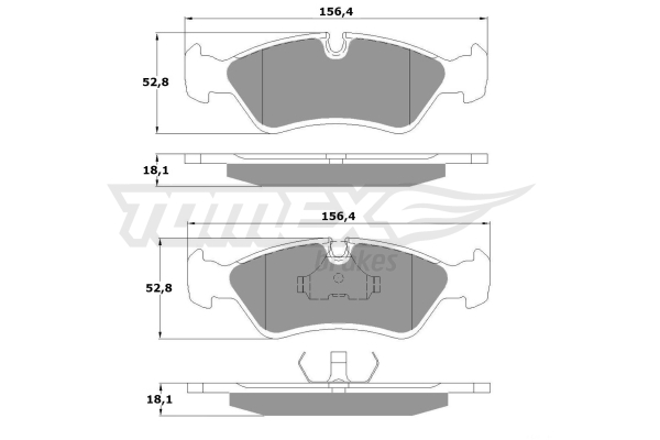 Klocki hamulcowe TOMEX BRAKES TX 10-68